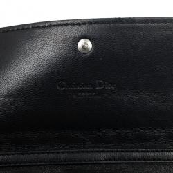 مملوكة مسبقًا Christian Dior Lady Dior Patent Cannage Rendez-Vous Chain Wallet