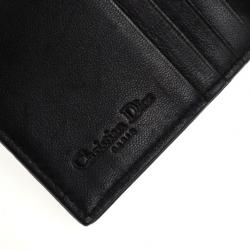 مملوكة مسبقًا Dior Black Charming Lock Compact Wallet
