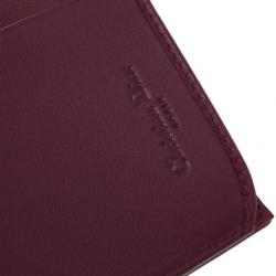 Pre Owned Christian Dior Burgundy Leather 'Karenina' Wallet