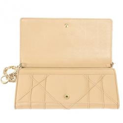 Dior Beige Rendez Vous Granville Continental Wallet