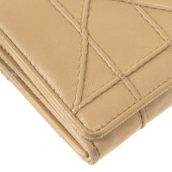 Dior Beige Rendez Vous Granville Continental Wallet