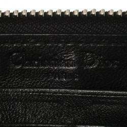Pre Owned Christian Dior Lady Dior Voyageur Cannage Wallet