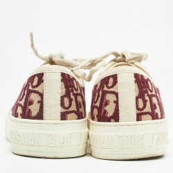 Dior Two Tone Canvas Walk'n'Dior Sneakers Size 37