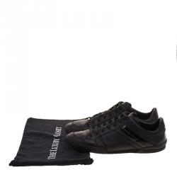 Pre Owned Dior Homme Black Leather Sneakers Size 43.5