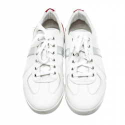 Pre Owned Dior Homme Multicolor Leather Lace Up Low Top Sneakers Size 43