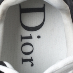 Pre Owned Dior Homme Black Canvas And Leather B17 Sneakers Size 39.5