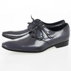 Pre Owned Christian Dior Grey Lace Up Dress Shoes Size 43