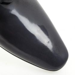 Pre Owned Christian Dior Grey Lace Up Dress Shoes Size 43