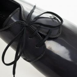 Pre Owned Christian Dior Grey Lace Up Dress Shoes Size 43