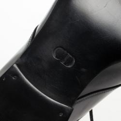 Pre Owned Christian Dior Grey Lace Up Dress Shoes Size 43