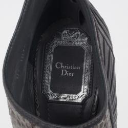مملوكة مسبقًا Christian Dior Grey Python Back Zip Ankle Booties Size 37