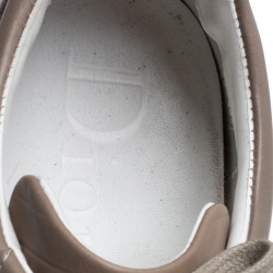 Dior Beige Suede And Leather Homme Sneakers Size 41.5