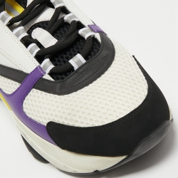 Pre Owned Dior Multicolor Mesh and Leather B22 Sneakers Size 43
