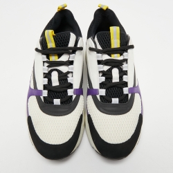 Pre Owned Dior Multicolor Mesh and Leather B22 Sneakers Size 43