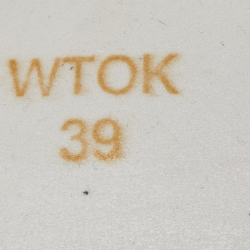 Pre Owned Dior Navy Blue/White Oblique Knit Fabric and Leather Walk'n'Dior High Top Sneakers Size 39