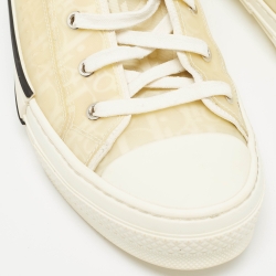 Dior Off White PVC and Mesh B23 High Top Sneakers Size 44