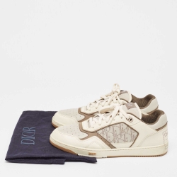 Dior Cream Leather B27 Low Top Sneakers Size 46