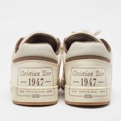 Dior Cream Leather B27 Low Top Sneakers Size 46
