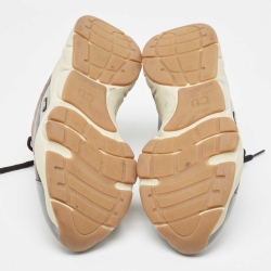 Dior Multicolor Leather and Mesh B22 Lace Up Sneakers Size 46