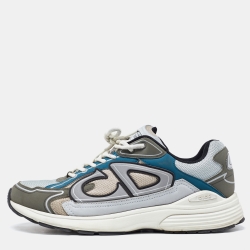 Dior Tricolor Mesh and Rubber B30 Sneakers Size 43