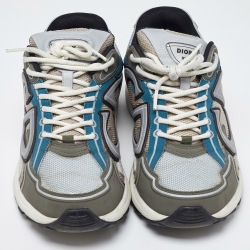Dior Tricolor Mesh and Rubber B30 Sneakers Size 43