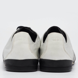 Pre Owned Dior Homme Black Leather B18 Low Top Sneakers Size 46