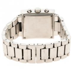 Dior Silver Stainless Steel Riva Men's Wristwatch 34 mm