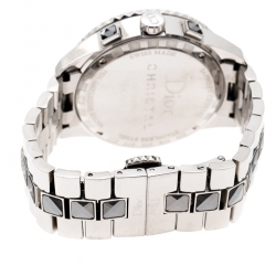 Dior Silver Grey Stainless Steel Christal CD114312 Men's Wristwatch 38 mm
