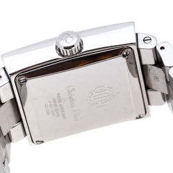 Christian Dior Black Stainless Steel Riva D101-100 Men's Wristwatch 31 mm 