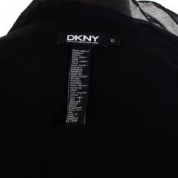 DKNY Wool and Linen Two- Ruffle Light Jacket