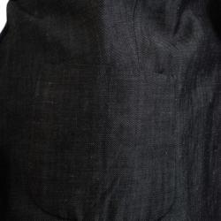DKNY Wool and Linen Two- Ruffle Light Jacket