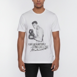 Pre Owned  Dolce & Gabbana White Printed Cotton Short Sleeve T-Shirt L 