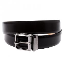 Pre Owned حزام دولتشي أند غابانا جلد بني داكن 115 سم