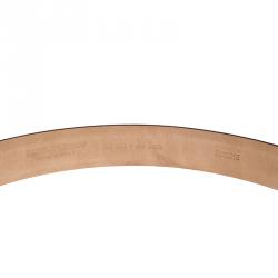 Pre Owned حزام دولتشي أند غابانا جلد بني داكن 115 سم