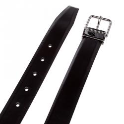 Pre Owned حزام دولتشي أند غابانا جلد بني داكن 115 سم