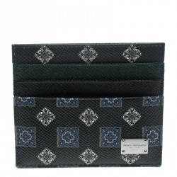 مملوكة مسبقًا طقم بصندوق هدايا (حافظة بطاقات، وغطاء آيفون 5 وحافظة مفاتيح) دولتشي آند غابانا أخضر