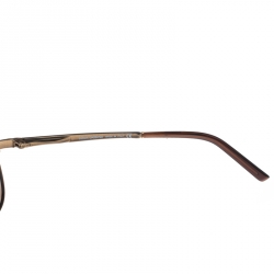 Pre Owned Dolce and Gabbana Bronze/Brown DG2009 Aviator Sunglasses