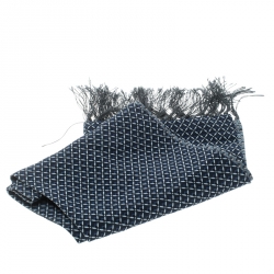 Dolce and Gabbana Printed Silk Tassel Detail Reversible Scarf