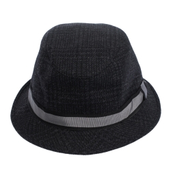 Dolce & Gabbana Black Cashmere Wool Bucket Hat