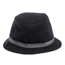 Dolce & Gabbana Black Cashmere Wool Bucket Hat