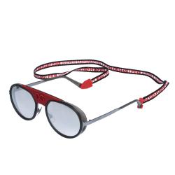Dolce & Gabbana Gunmetal/Mirrored Silver DG2210 Madison DG Cup Collection Sunglasses