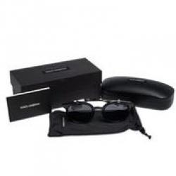 Pre Owned نظارة شمسية دولتشي أند غابانا دي جي6116-أف سوداء/ رمادية