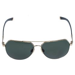 Dolce & Gabbana Green Polarized/Pale Gold Sand DG2133K Sunglasses