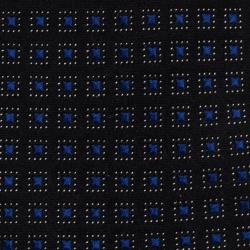 Pre Owned Dolce and Gabbana Black Printed Silk Tie