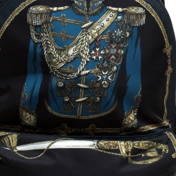Dolce & Gabbana Black Nylon Knight Uniform Backpack