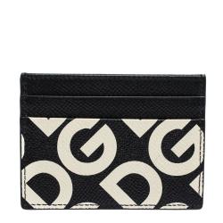 Dolce & Gabbana Multicolor DG Mania Print Leather Card Holder