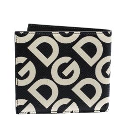 Dolce & Gabbana Multicolor DG Mania Print Leather Bifold Wallet