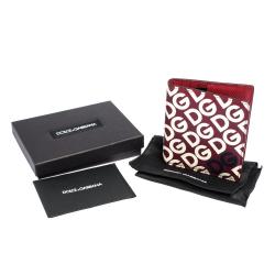 Dolce & Gabbana Multicolor DG Mania Print Leather Bifold Wallet