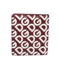 Dolce & Gabbana Multicolor DG Mania Print Leather Bifold Wallet