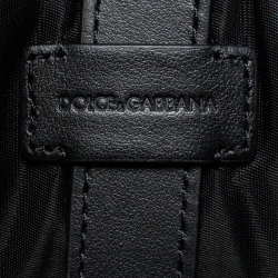 Dolce & Gabbana Black Leather Briefcase